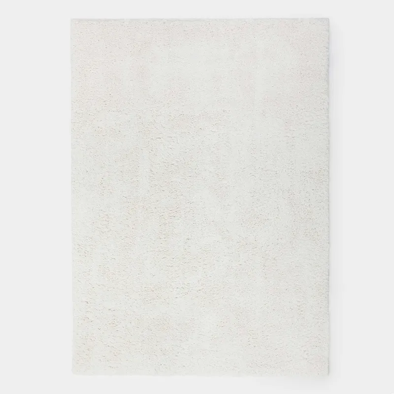 Rug, 150x210 cm, polyester, ecru, Softness