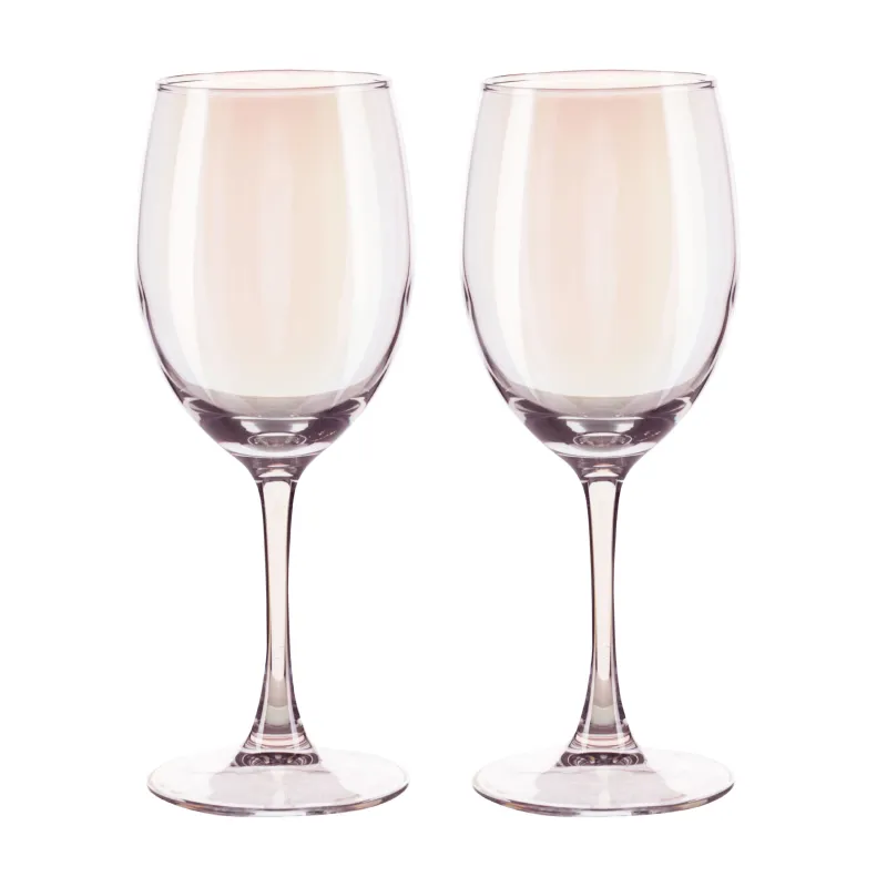White wine glass, 320 ml, 2 pcs, glass, mother of pearl, Floyd polar, image-0