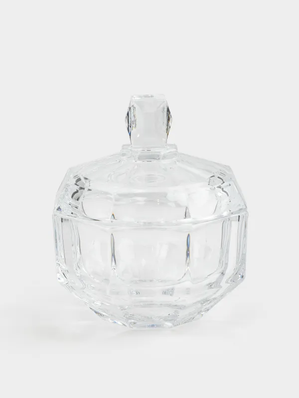 Storage container, 10x12 cm, 240 ml, glass, Edges, Terlano