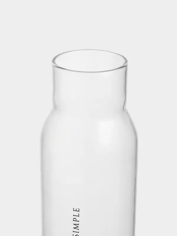 Beverage bottle, 1.25 l, Used glass, Life is simple, Clear font, image-2