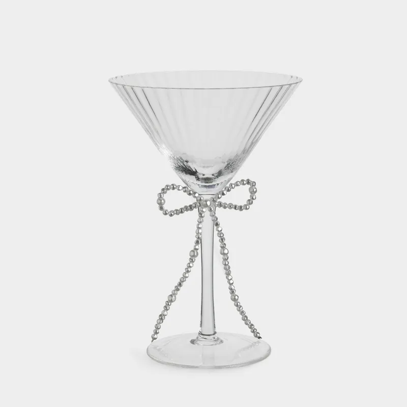 Drinking glass, 200 ml, glass R / plastic, Bow, Variations pearl