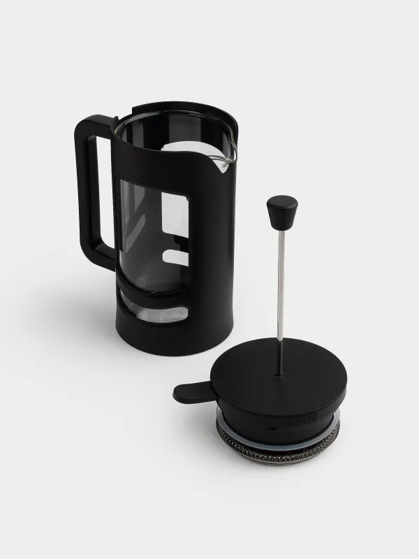 French press, 1 l, glass B / steel, beige, Detto, image-4