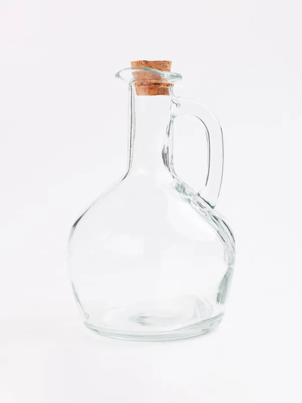 Oil or vinegar container, 350 ml, Glass / cork, Clear cork, image-0