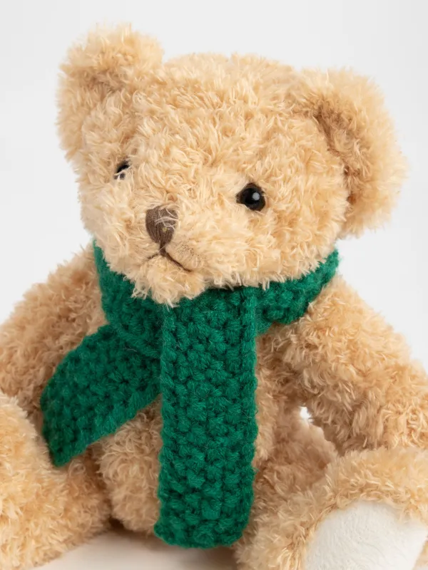 Toy, 25 cm, soft, with movable paws, polyester, brown, Bear, Bear, image-4