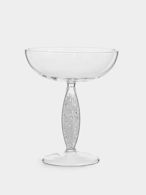 Drinking glass, 220 ml, glass, with crystals inside, Favor crystal, image-0