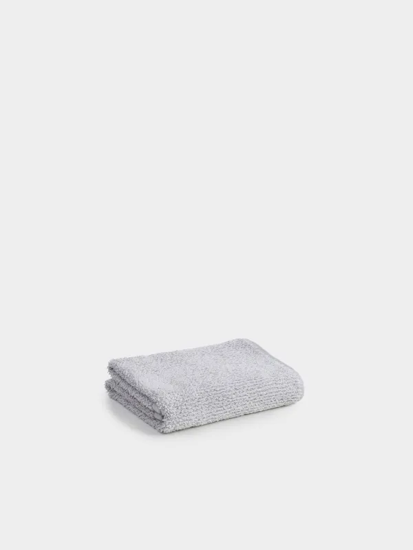 Towel, 40x60 cm, cotton, light grey, Terry cotton, image-0