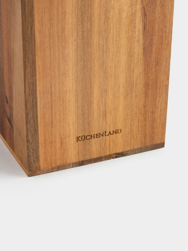 Knife stand, 23 cm, universal, wood / plastic, Noble tree, image-3