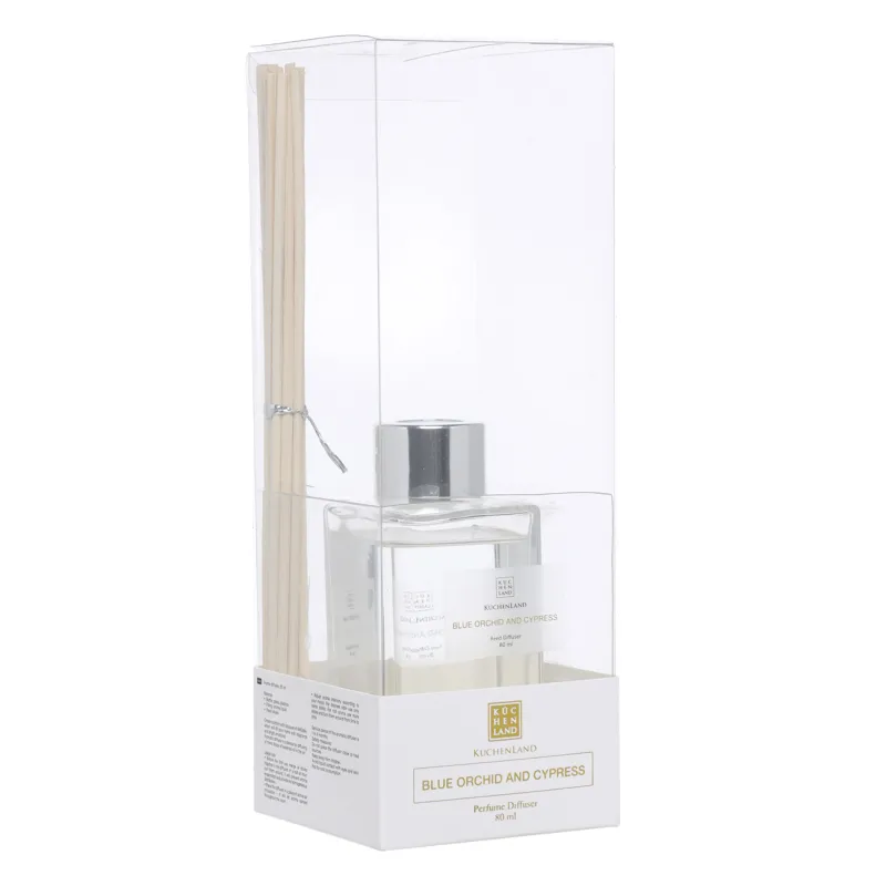 Aroma diffuser, 80 ml, Blue orchid and cypress, Basic, image-1