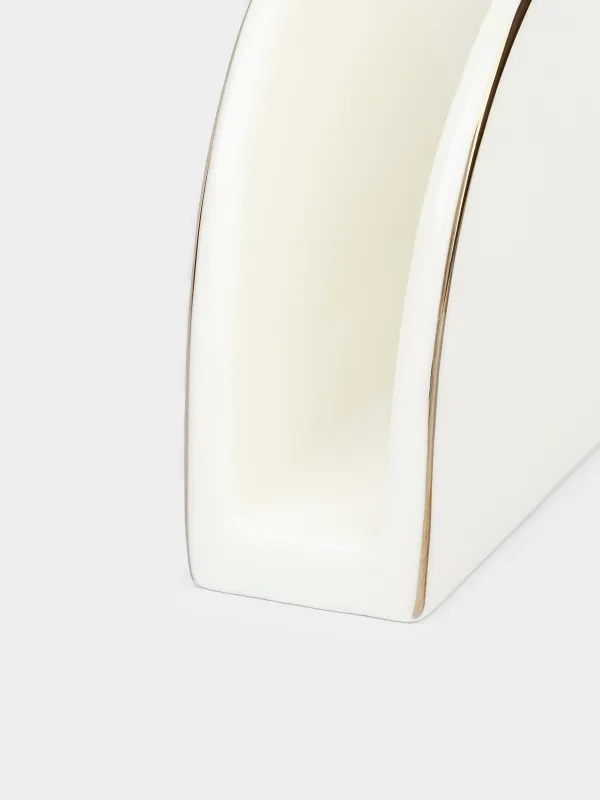 Napkin holder, 11 cm, porcelain F, Antarctica, image-3