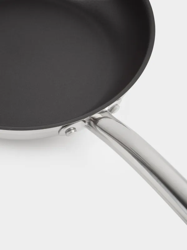 Frying pan, 24 cm, coated, steel, Silver Stone, image-5