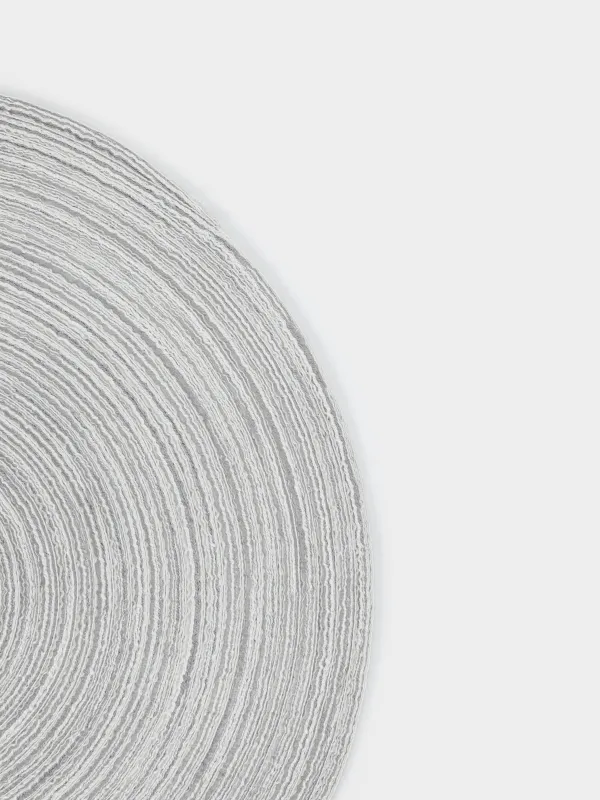 Placemat, 38 cm, polyester, round, sand-beige, Rotary, image-4