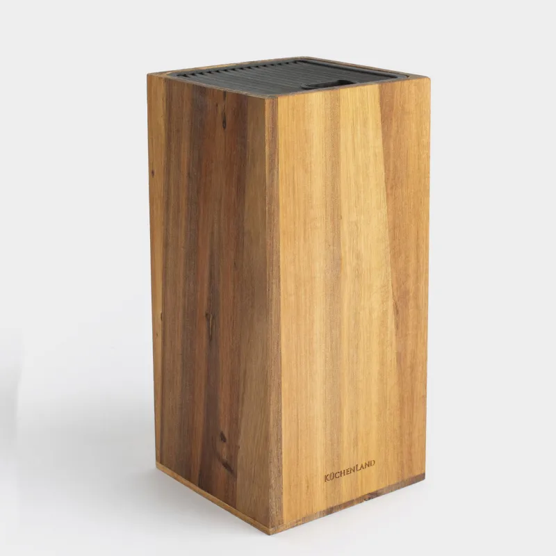 Knife stand, 23 cm, universal, wood / plastic, Noble tree