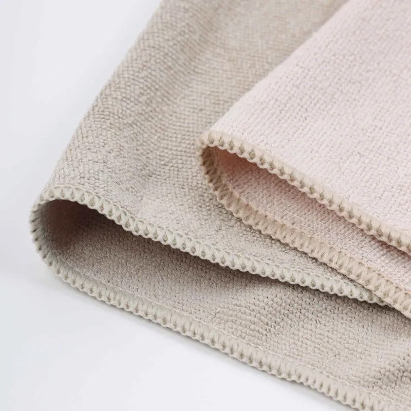 Universal cloth, 30x30 cm, 2 pcs, microfiber, beige-pink/gray, Clean, image-2