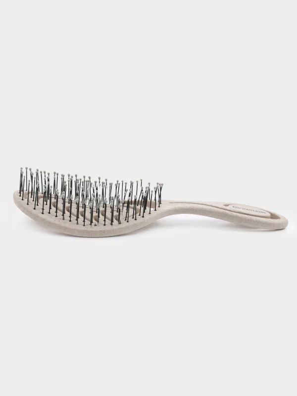 Hair massage comb, 22 cm, vegetable fiber / plastic, beige, Zipo, image-2