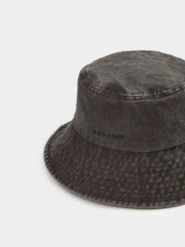 Panama hat, 57 cm, single size, cotton, black, Special, Shore, image-1