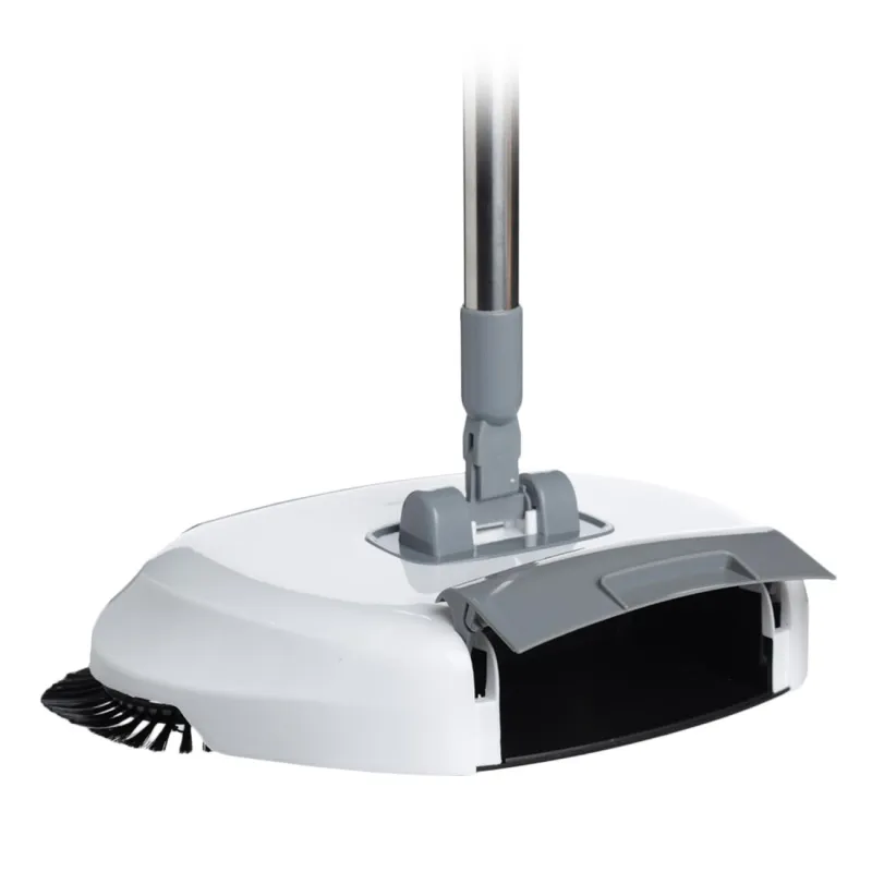 Waste collector brush, 115 cm, mechanical, plastic / steel, grey-white, Mop, image-2