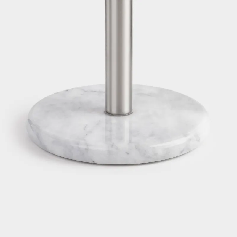 Paper towel holder, 32 cm, Steel / Marble, Silver, Crystal, Classic Marble, image-2