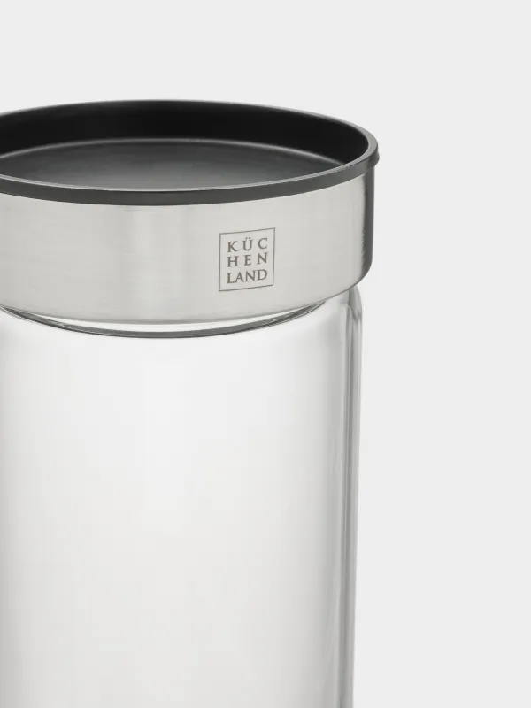 Food jar, 1.4 l, glass B/plastic, Comfort, image-1