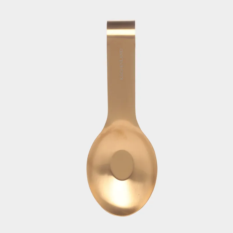 Spoon stand, 25 cm, steel, gold, Device Gold