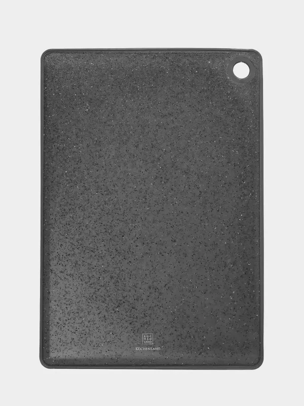 Cutting board, 33x23 cm, plastic / rubber, black marble, Speck, image-0
