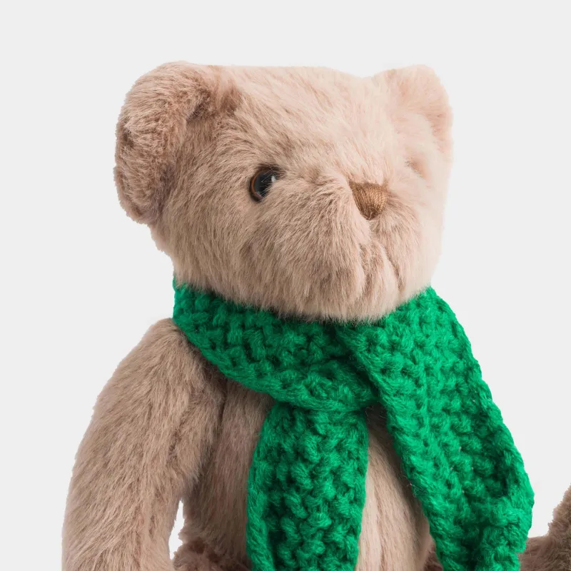 Toy, 25 cm, soft, with movable paws, polyester, brown, Bear, Bear, image-6