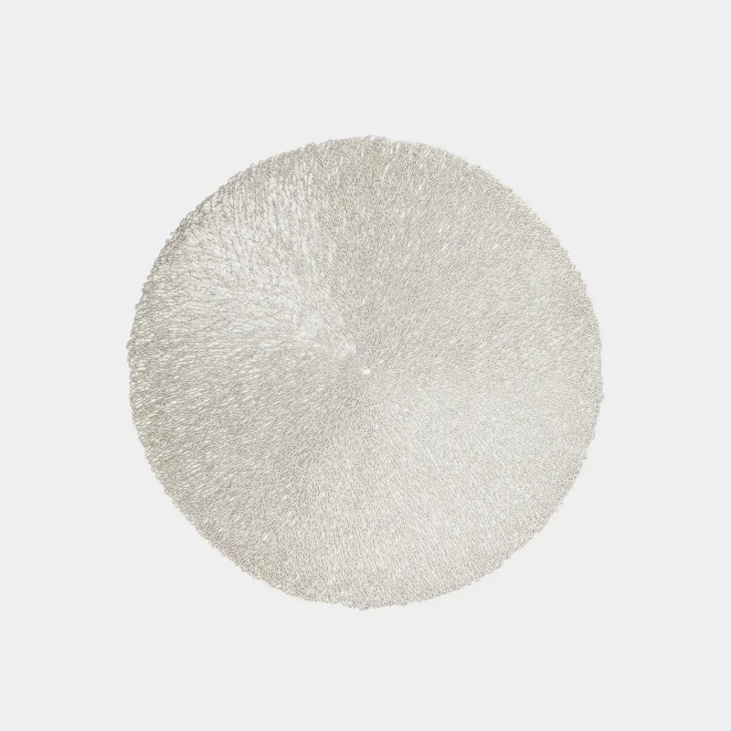 Napkin for appliances, 38 cm, PVC, round, golden, Azhur