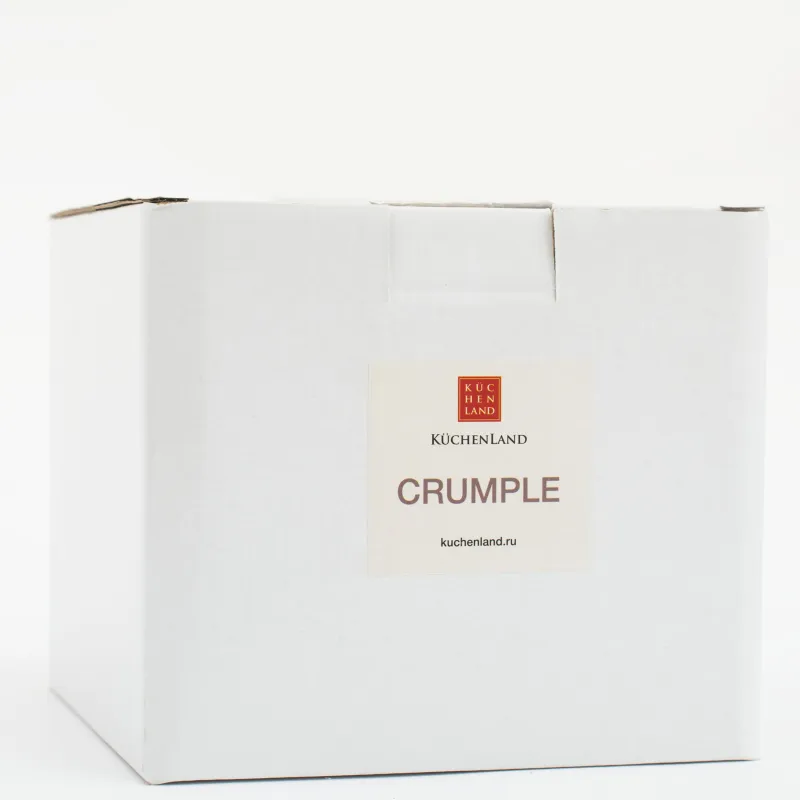 Mug, 400 ml, porcelain P, with golden edging, Crumpled effect, Crumple gold, image-5