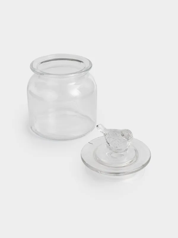 Food jars set, 3 pcs, Glass, Bird, Birds, image-3