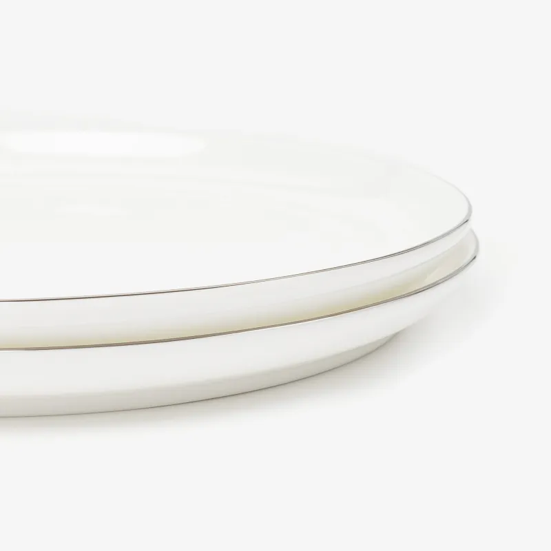 Snack plate, 24 cm, 2 pieces, porcelain F, Antarctica, image-4