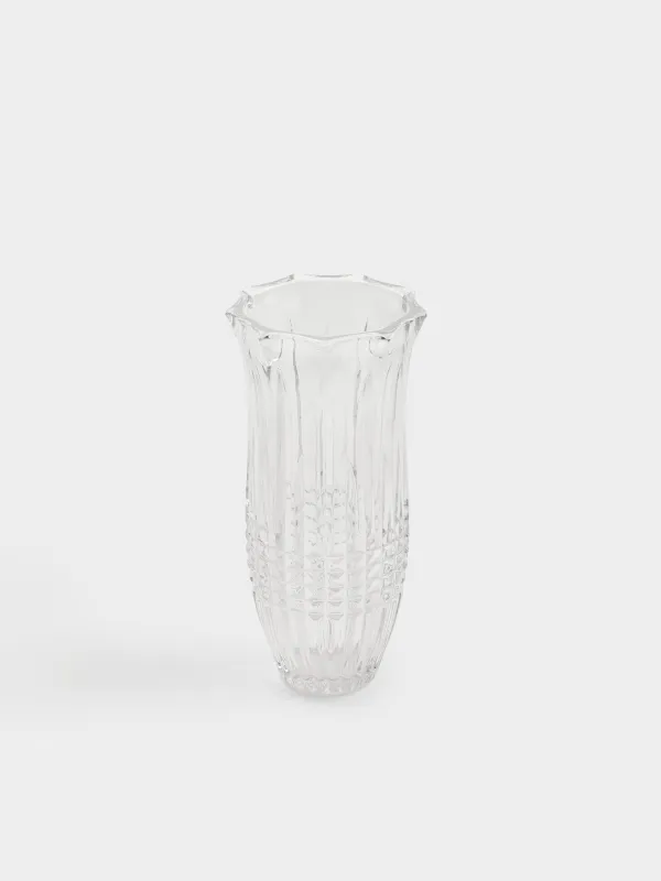 Flower vase, 30 cm, glass, Ribedic, image-1