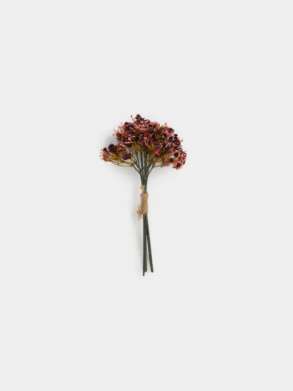 Decorative bouquet 30 cm, plastic, Pink flowers, Flower garden, image-0