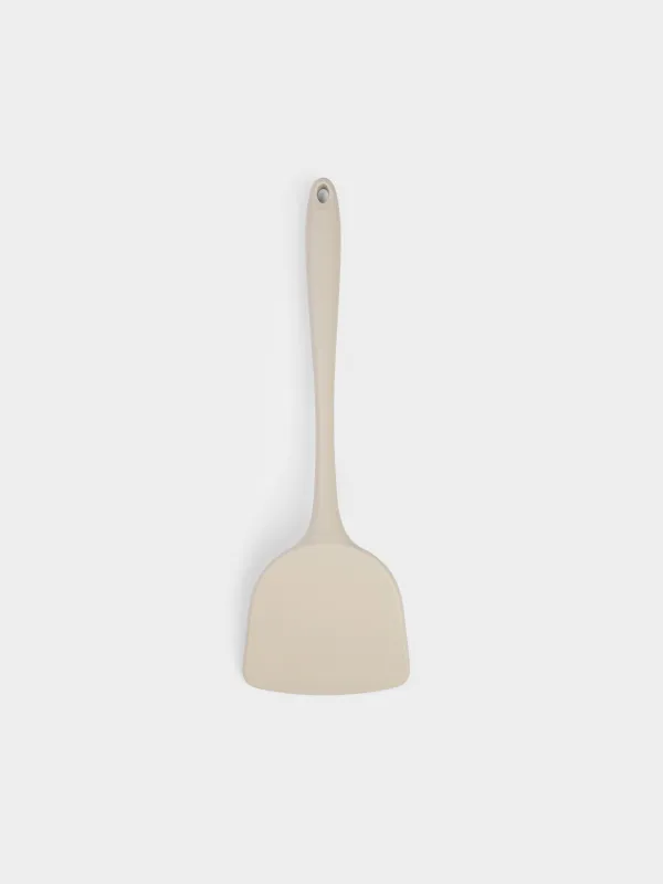 Serving spoon, 32 cm, silicone / nylon, beige, Benefit, image-1