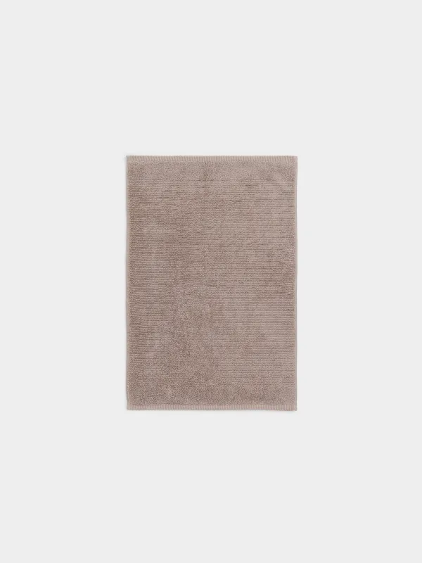Towel, 40x60 cm, cotton, brown, Terry cotton, image-1