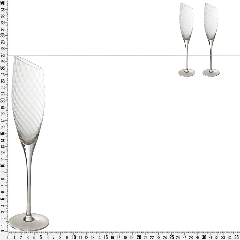 Drinking glass, 170 ml, 2 pcs, glass, Charm V, image-2