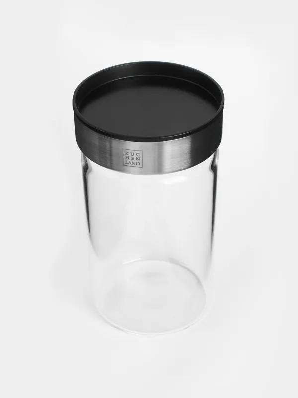 Food jar, 750 ml, glass B/plastic, Comfort, image-2