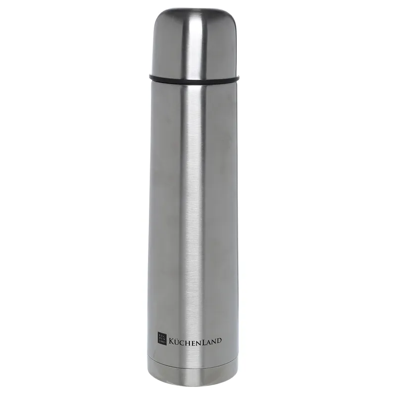 Thermos flask, 1 l, steel, metallic, Classic, image-0
