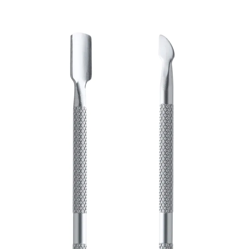 Manicure set, 7 items, in a case, steel / glass/PU leather, beige, Manicure, image-4