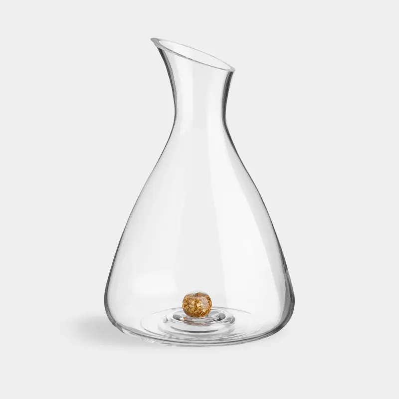 Decanter, 1.2 L, crystal glass, Amber ball, Sorento