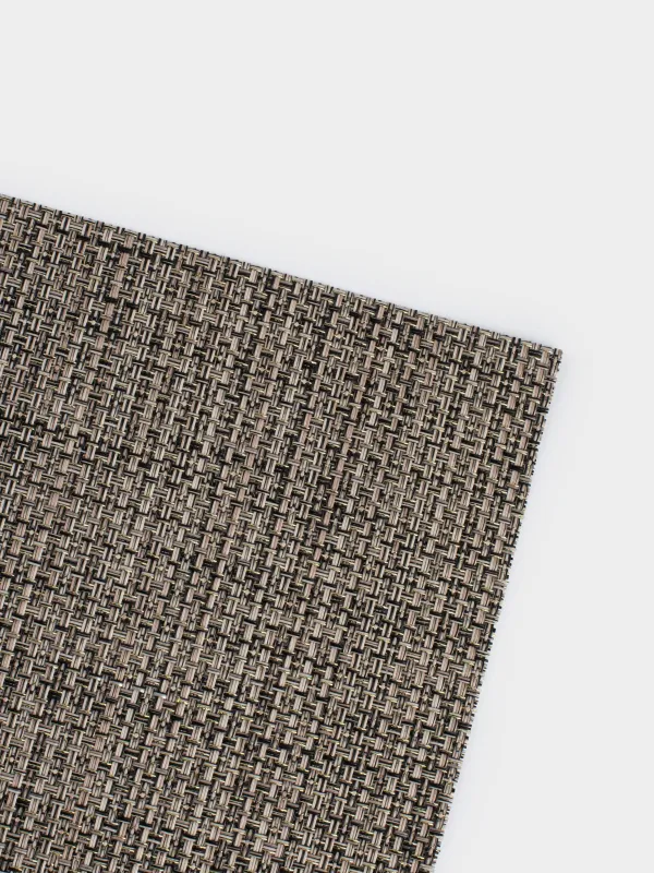 Placemat, 30x45 cm, PVC, rectangular, brown, Solid, image-3