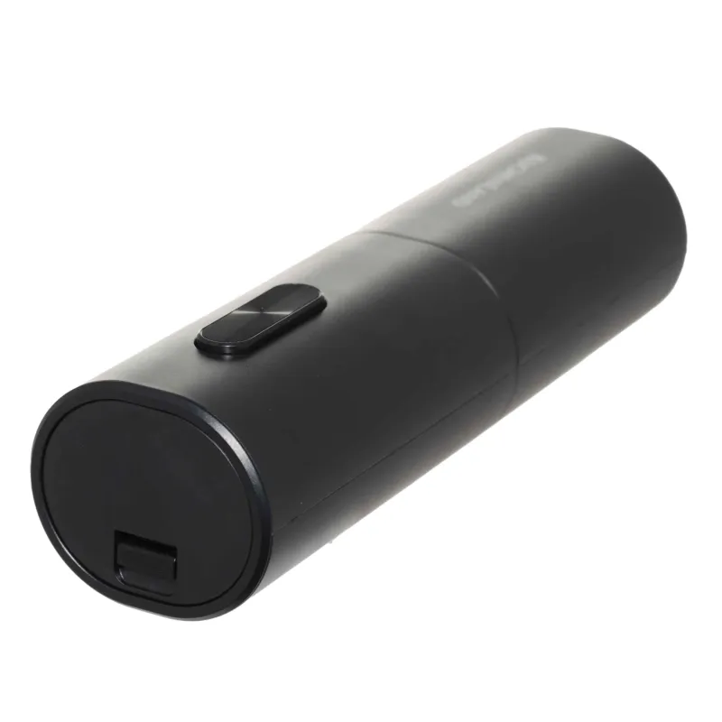 Electric corkscrew, 19 cm, plastic/steel, Black, Bar, image-1