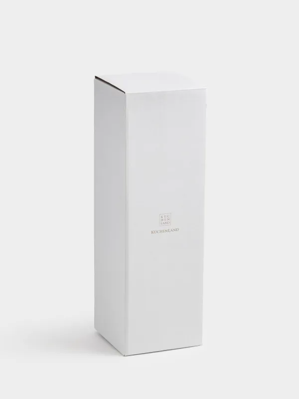 Flower vase, 40 cm, glass, Clear, image-4