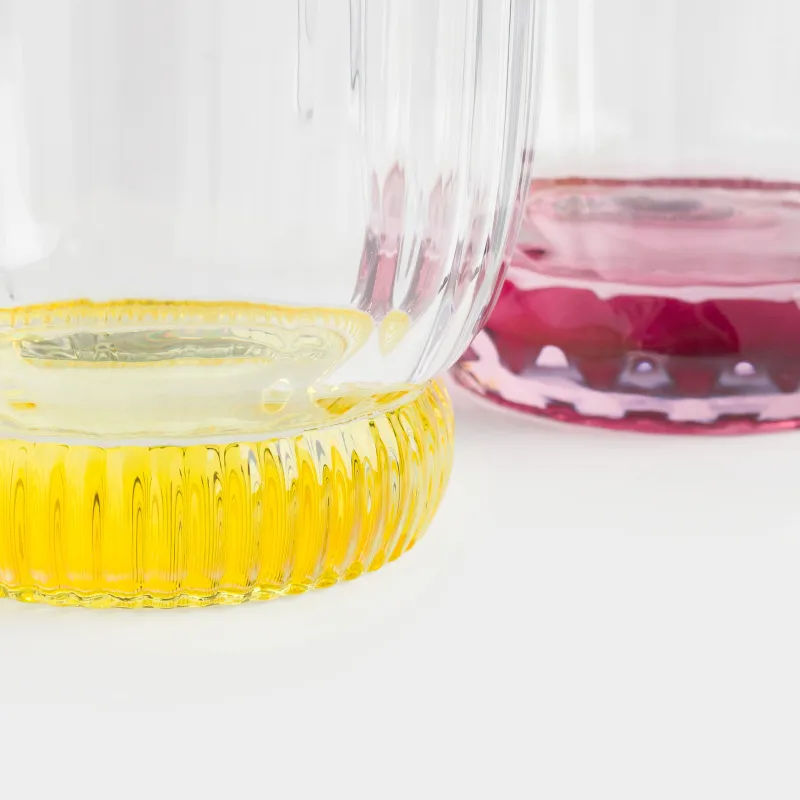 Glass, 9 cm, 280 ml, 4 pcs, glass, color mix, Mirabello color, image-7