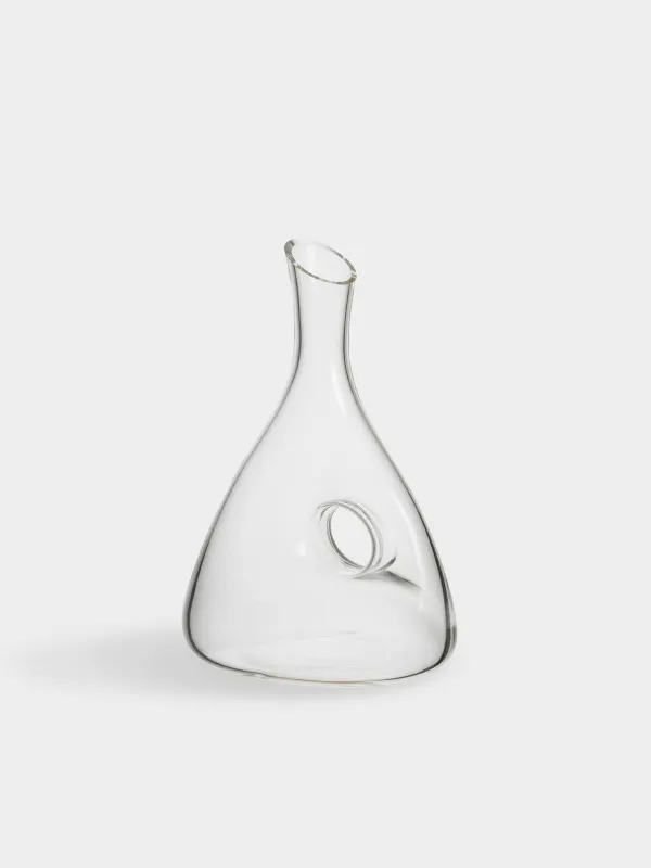 Decanter, 1.2 l, with handle, glass, Charm L, image-3