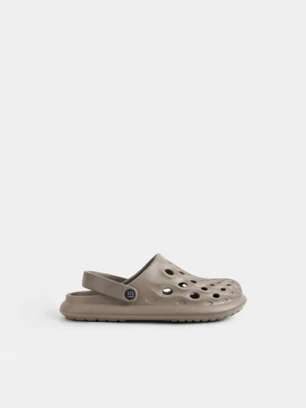 Men's sabot, size 42-43, EVA, brown, Sabot, image-0