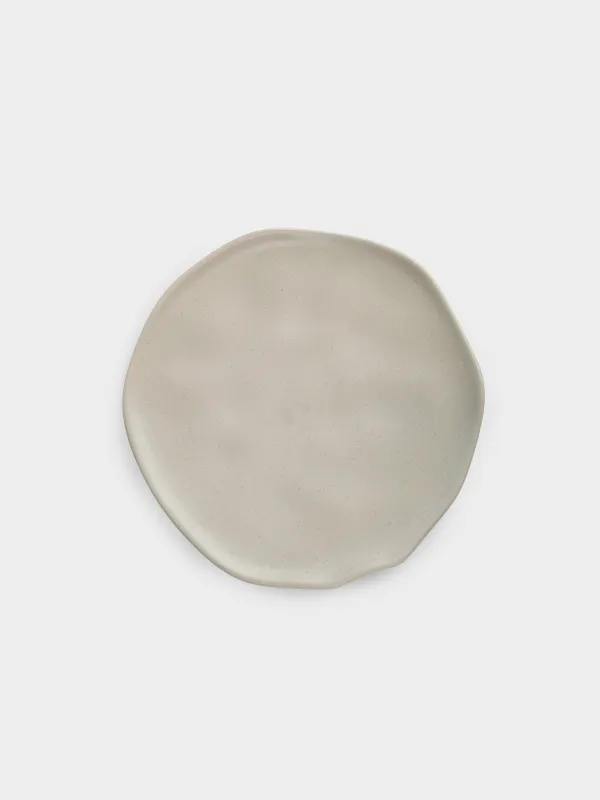 Dinner plate, 27 cm, ceramic, beige, Crumpled effect, Crumple creme, image-0