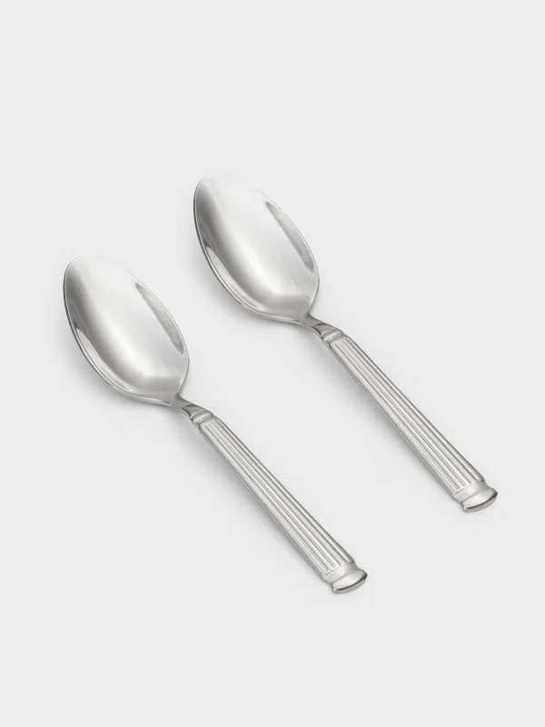 Tea spoon, 2 pcs, steel, Strips, Manresa, image-0