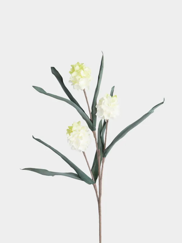 Decorative branch, 1 m, EVA, Yellow flowers, Flower garden, image-1