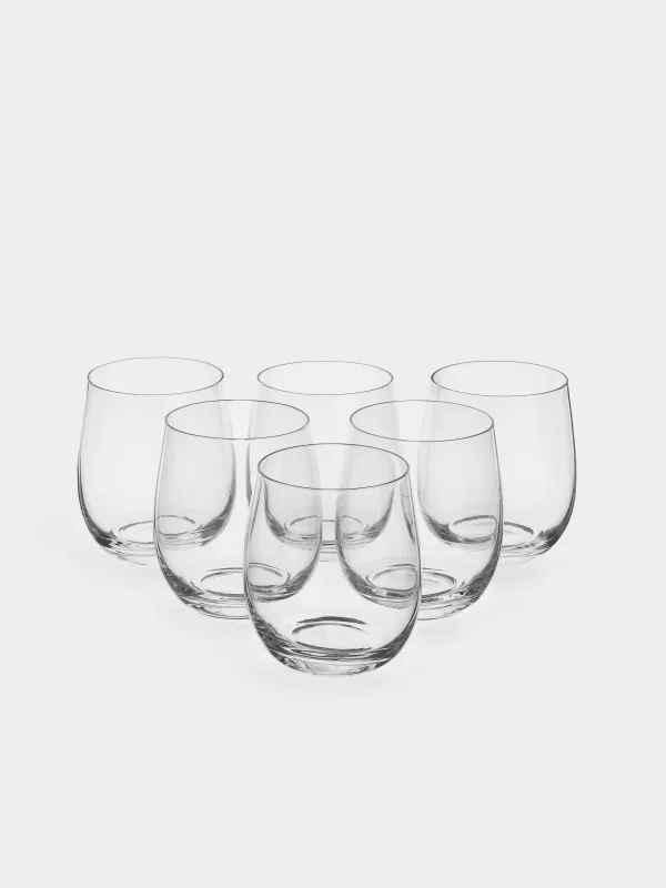 Whiskey glass, 10 cm, 360 ml, 6 pcs, glass, Palermo, image-5
