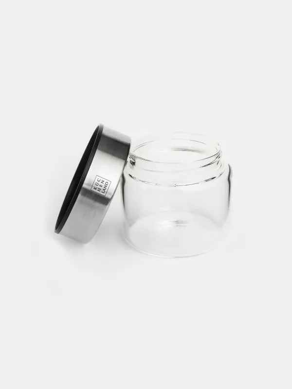 Food jar, 400 ml, glass B/plastic, Comfort, image-3
