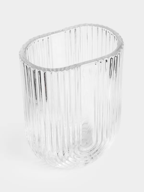 Bathroom tumbler, 11 cm, glass, Benli, image-2